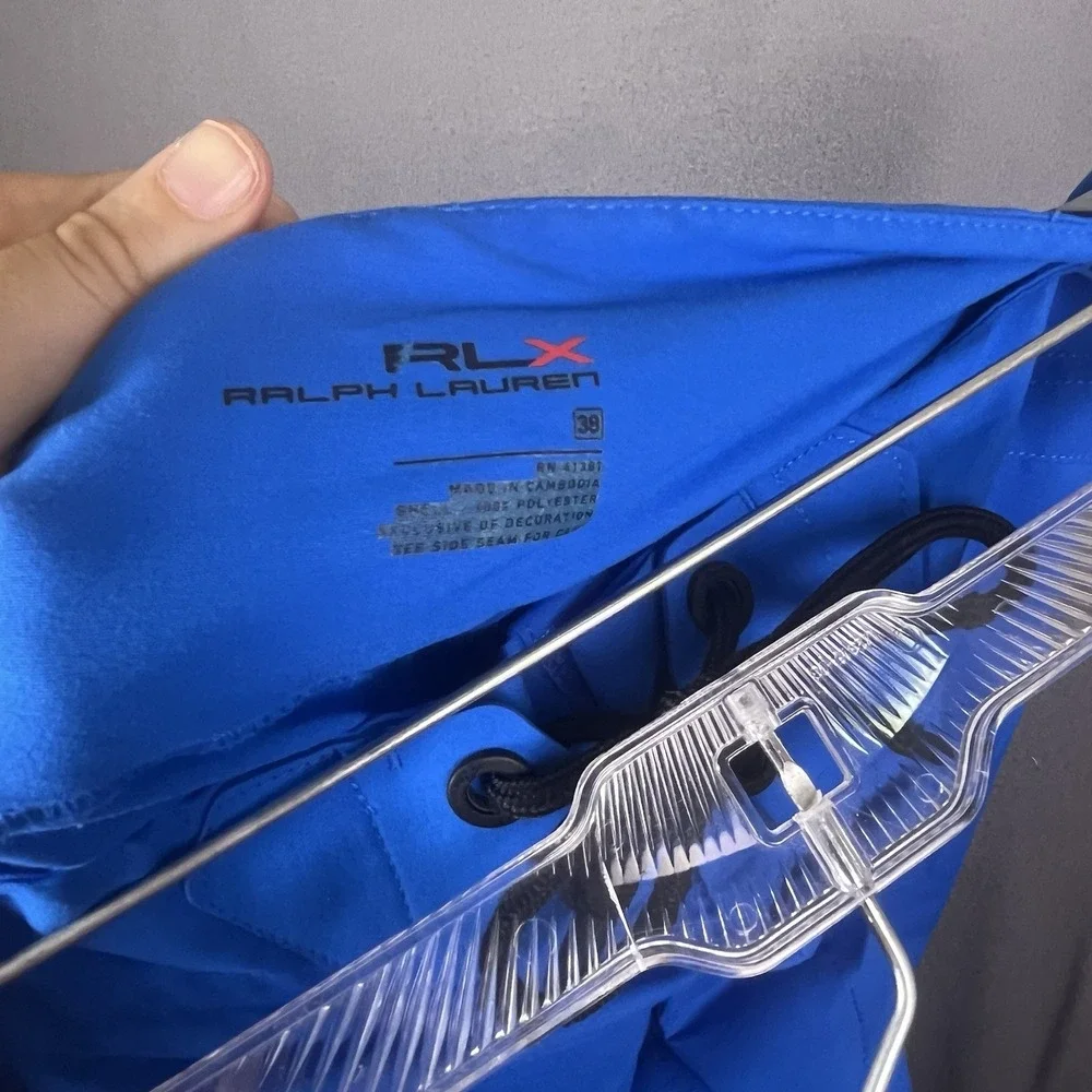 RLX Board Shorts Mens 38 Blue Quick Dry Zip Pocket Lightweight Swim Trunks